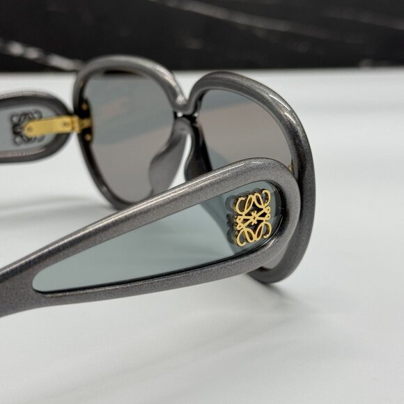 NEW LOEWE LW40132I 05X GRAY/BLUE UNISEX SUNGLASSES LOEWE